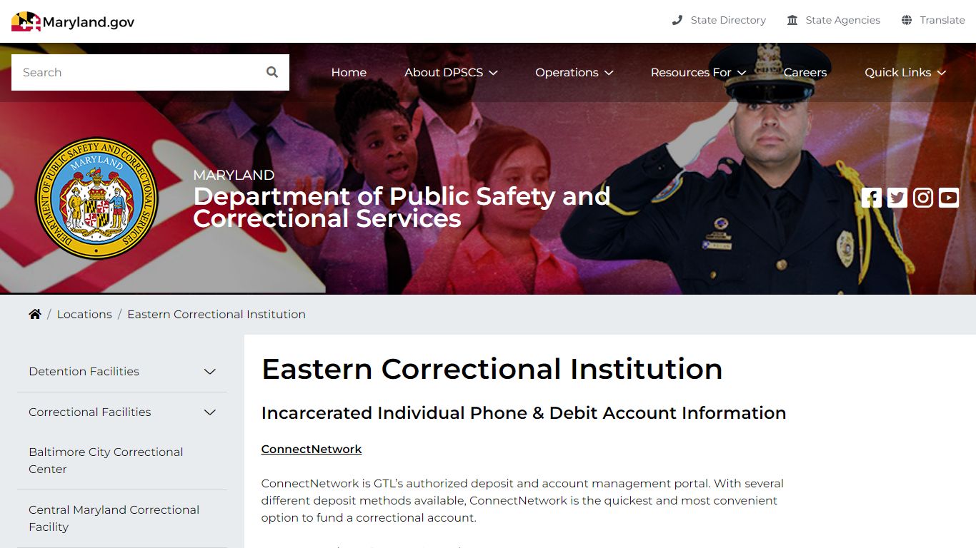 DPSCS - Eastern Correctional Institution